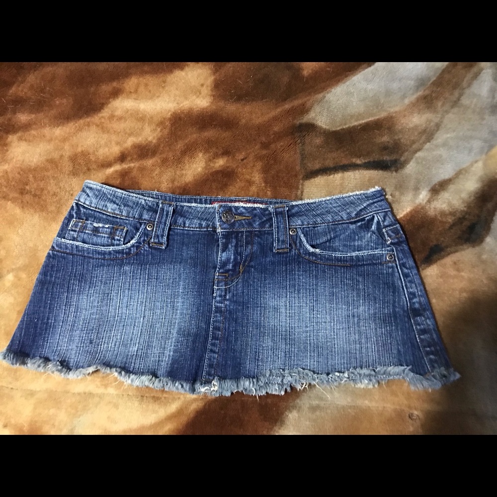 YMI Jean Mini Skirt